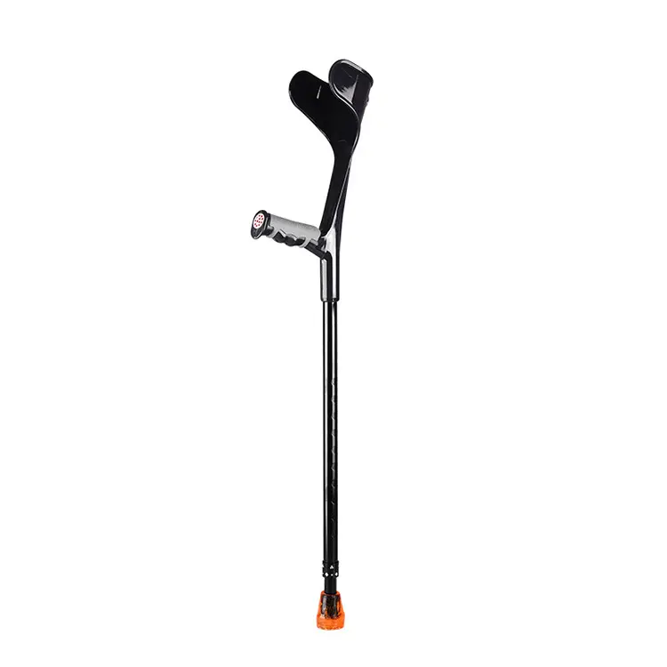 Adjustable forearm crutches